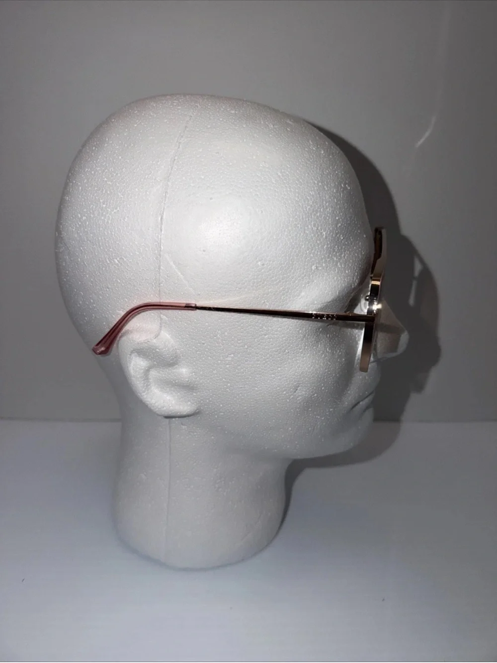 GUESS Pink Frame Brown Gradient Aviator Sunglasses